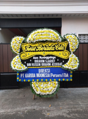 Papan Bunga Duka di Kreo